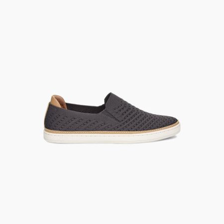 UGG Sammy Chevron Deep Grey Sneakers for Women (OMVN67503)